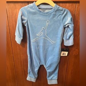 Baby Blue Nike Jordan Playsuit Size 6 Months